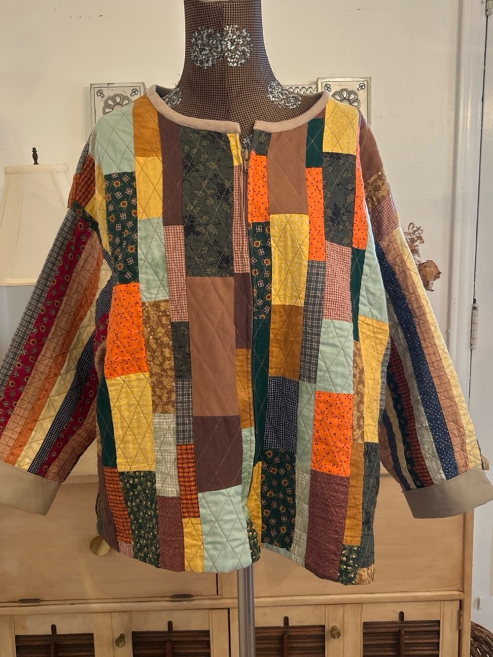 Handmade Patchwork Quilted Jacket